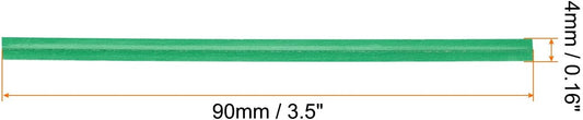 HARFINGTON 1000pcs Bag Twist Ties 3.5" Reusable Kraft Paper Twist Ties Wire Cable Ties for Party Bread Candy Cake, Green