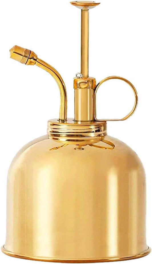 Brass Plant Mister (2 Pack) Indoor Plant Mister, Terrarium Mister, Orchid Spritzer, Succulent, Spray Bottle Mister, Plant Sprayer | A Beautiful and Useful Houseplant Accessory