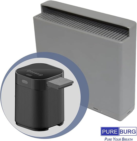 PUREBURG Deodorization Filter Compatible with LYKOCLEAN Kitchen Electric Composter MD-11200 (2.5L),2-Pack Activated Charcoal Odor Remove