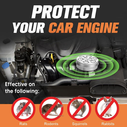 Pest Repellent, Rodent Repellent for Car Engines, Mouse Repellents for Car, RV Mice Repellant, Keep Rodents Out of Car/House, Cars Mouse Repellent Under Hood-2P