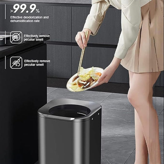 Electric Food Waste Processor, 700W Smart Waste Kitchen Composter, 2.5L Capacity Countertop Automatic Food Waste Cycler, Turn Garbage To Compost And Low Noise And Quiet Design ( Color : Orange )