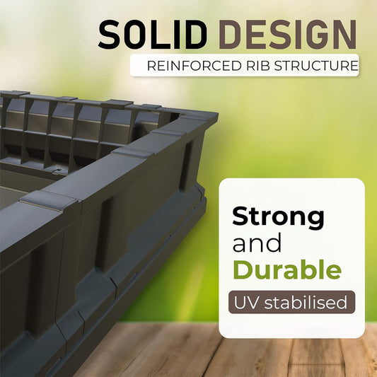 Vegepod - Raised Garden Bed - Self Watering Container Garden Kit with Protective Cover, Easily Elevated to Waist Height, 10 Years Warranty (Medium)