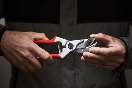 Felco F4 Pruning Shears – 9.25" Swiss-Made Garden Clippers for Pruning | Hand Pruners for Gardening | Garden Tool Cutter with Precision Bypass Blade, Aluminum Body, Replaceable Parts, Nut/Bolt Model