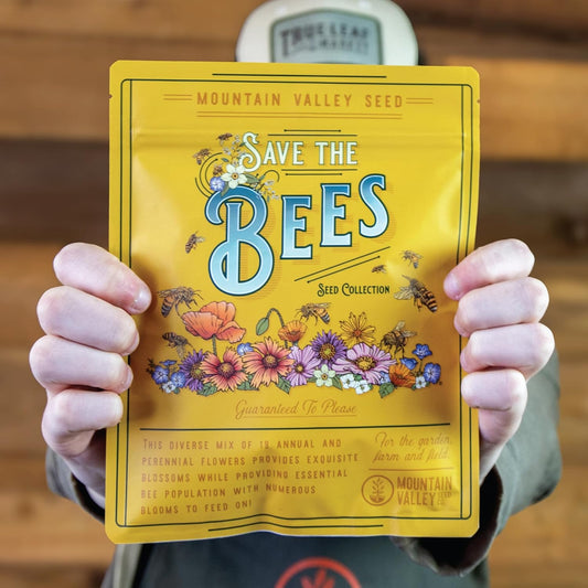 Wildflower Seeds Bulk, 2 Oz. 80,000+ Seeds β Save The Bees Mix with 19 Non-GMO Varieties β Bee Friendly & Pollinator Wildflower Seed for Planting