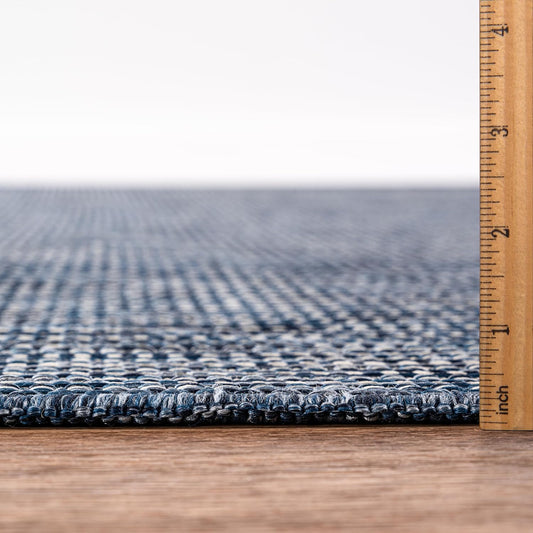 Keen Home Design Terrace Outdoor Area Rug - 5x8 Washable Indoor/Outdoor Rug for Patio, Kitchen, Balcony, Beach, Garden, Deck and Porch, Size: 5'3"x7'7"