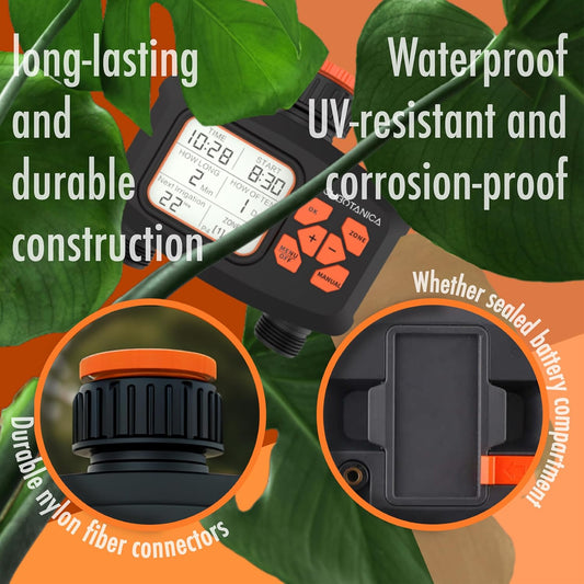Automatic Water Timer for Garden Hose β Dual Outlet Manual & Automatic Watering System