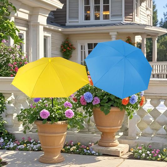 Plant Umbrellas for Outdoor Plants,3 Pack Garden Umbrella Shade for Potted Plants and Garden Beds,23.6" Sun Shade Covers