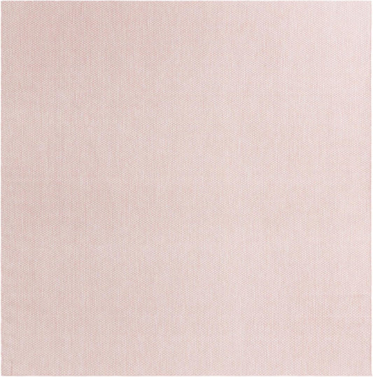 Unique Loom Collection Casual Transitional Solid Heathered Indoor/Outdoor Flatweave Area Rug (10' 8" Square, Whisper Pink/Ivory)
