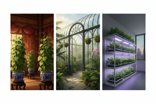 From the Emperor's Cucumbers to LED Grow Lights: A History of Indoor Gardening