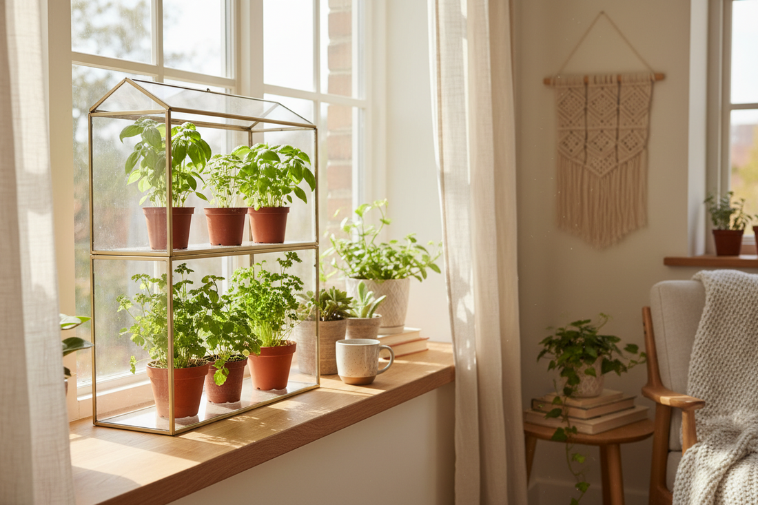 Greenhouse Kits That Let You Grow Fresh Herbs and Plants All Year Indoors