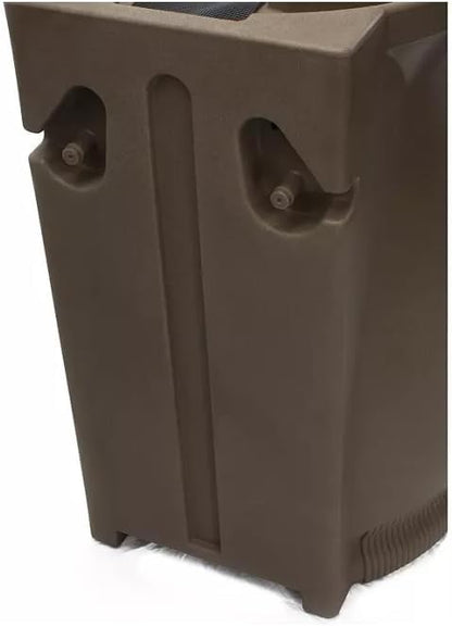 65-Gallon Urn Rain Wizard Decorative Barrel (Oak, 2 Pack)