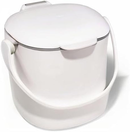 OXO Good Grips Easy-Clean Compost Bin, White - 0.75 GAL