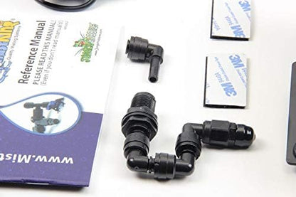 MistKing – Starter Misting System, 4th Gen | Used by Zoos, Botanical Gardens, Institutions & Hobbyists | Expandable to 10 Nozzles | Extremely Fine Mist | 50 Micron Droplets | MKSMS4-125-50