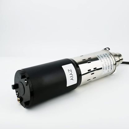 12V Deep Well Submersible Pump 200W DC Solar Power Deep Well Pump 3" Stainless Steel Submersible Well Pump 1"Bore Pump High Lift 131ft Pressure Well Water Pumps for Home,Industrial,Irrigation Use