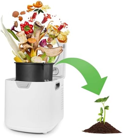 3.5L Smart Electric Composter for Kitchen, Auto-Cleaning & Odor-Free, LED Display, Low Noise, Turns Food Waste into Fertilizer, Indoor/Outdoor Use, Eco-Friendly Solution