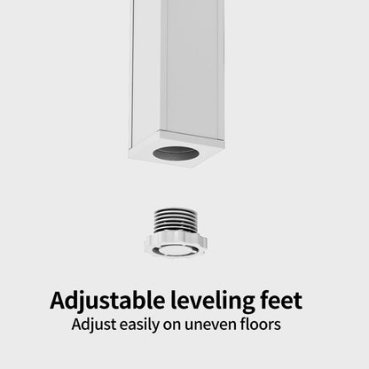 Plant Stand - Aluminum Indoor/Outdoor Flower Rack, Waterproof & Rust-Proof, Stable Support for Pots, Perfect for Living Room, Balcony, Garden, and Office (White, 4 Tier)