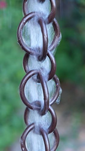 Nutshell Stores Double Loops Rain Chain - Bronze - 17 Feet