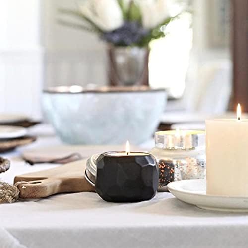 The Growing Candle, Mint & Eucalyptus Scented, 13oz Ceramic Pot, Aromatherapy Candles, 100% Soy, Emma