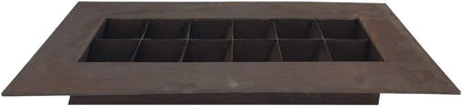 Modern Home Living Wall Galvanized Steel/Zinc Succulent Planter (Rust Zinc, 12 Pocket)