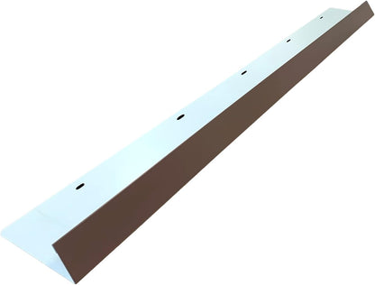 Eagle 1-26 Gauge 5 Foot Rain Diverter - Nails and Instructions Included (Mill Finish Aluminum, Copper, Galvanized, Stainless Steel & More) (3, Brown)
