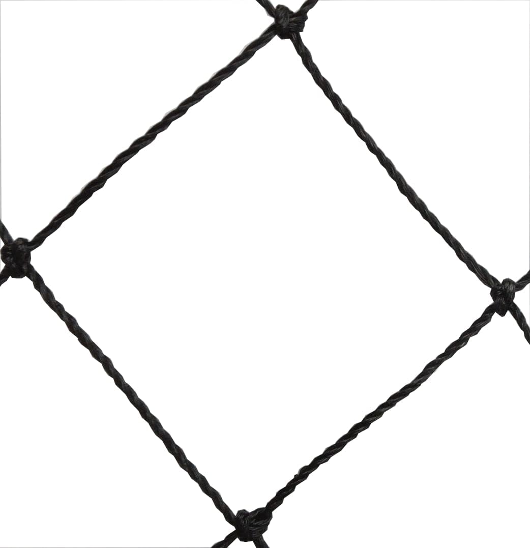 Poultry Netting 1" or 2" Mesh Heavy Knotted Nets Aviary Gamefowl Quail Chicken Bird Block Net Long Lasting Break/Burst 85/245 lb Polyethylene 8-10 Year Lifespan (100' X 100', 2)