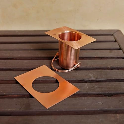 Nutshell Stores Origami Rain Chain - Copper - 15 Feet