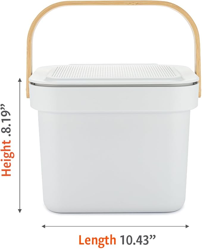 Post Modern - Compost Bin - White