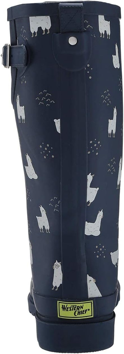 Western Chief Women's Tall Waterproof Rain Boot Outdoor Garden Shoes