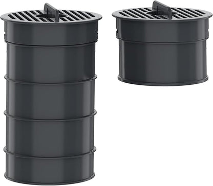 4L Electric Composter for Kitchen, Smart Compost Bin Outdoor Indoor, Auto-Cleaning, 2 Detachable Carbon Filter, Turn Food Waste to Fertilizer for Garden
