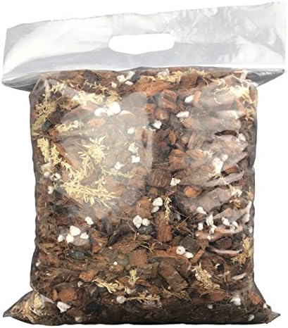 rePotme Orchid Potting Mix, Phalaenopsis Dark Classic Orchid Mix (Junior Bag) - Hand Blended in The USA