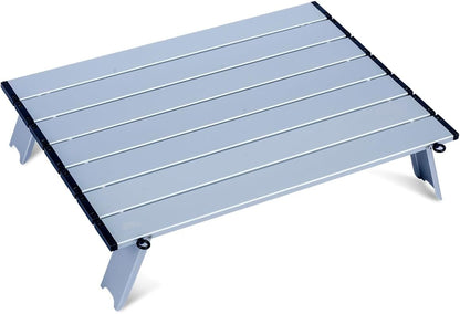 iClimb Ultralight Compact Mini Beach Picnic Folding Table with Carry Bag