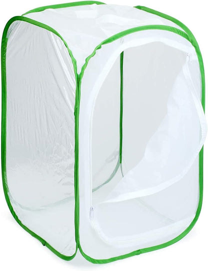 Butterfly Habitat with Poo Platter, Cage with Poo Mat, Monarch Butterfly Cage 24 Inches Tall
