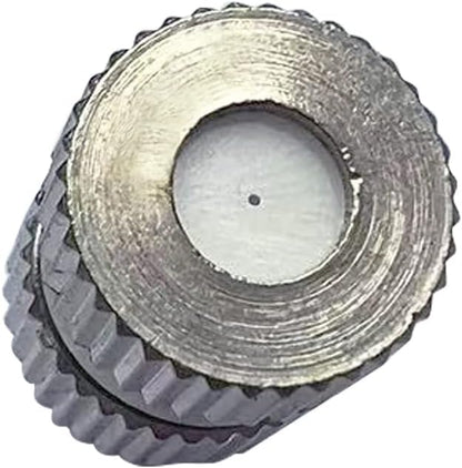High Pressure Brass Nickel Plated Misting Nozzle for Outdoor Cooling Mist System, 0.2mm Ceramics Orifice, Detachable & Cleanable, 10pcs