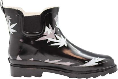 NORTY - Womens Ankle Rain Boots - Ladies Waterproof Winter Spring Garden Boot runs ½ size large