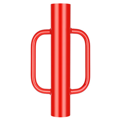Gtongoko 12LB T Post Driver with Handles Heavy Duty Fence Post Driver Post Pounder for T-Posts，U Channel，Metal Post and Sign Post Pole Driver Tool,17 Inch Red