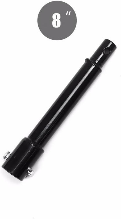 XtremepowerUS3 3 Pieces Auger Extension Drill Bits (8", 12", 20" Length) Extension Earth Ice Auger Extension Set Post Hole Digger Replacement Compatible to 3/4" Shaft