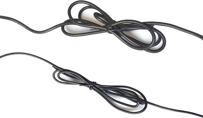 1000 pcs 8 inch Black Cable Twist Ties Plastic Twist Ties with Rugged Metal Innercores Reusable Fastening Cable Cord Wire Ties