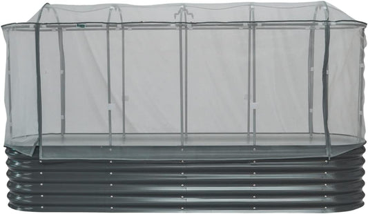 Vego garden Cover System for 2.0' x 2.0' (Round) Herb Garden Bed Twin Pack
