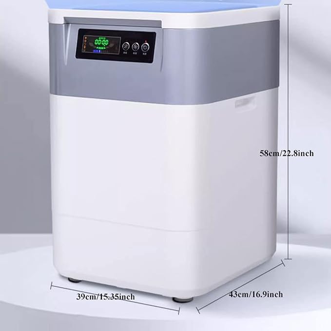 Indoor Compost Bins Smart Waste Kitchen Composter, Electric Kitchen Compost Bin Eco-Friendly Sustainable Indoor Countertop Food Cycler, Odor-Free, Fertilizes Your Garden Composter Machine