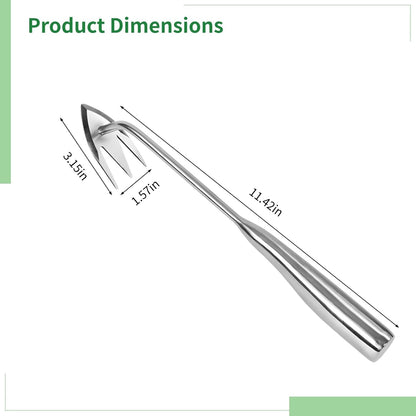 Stainless Steel Weed Puller, Garden Hand Tool, Long-Lasting and Precise, Effortless Weed Removal, Ideal for Various Gardening Tasks, Length: 34.5 cm/13.58 in