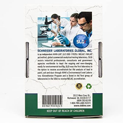 Lead Test Kit in Paint, Dust, or Soil 5PK (Sameday) Schneider Labs (Overnight Return Shipping)