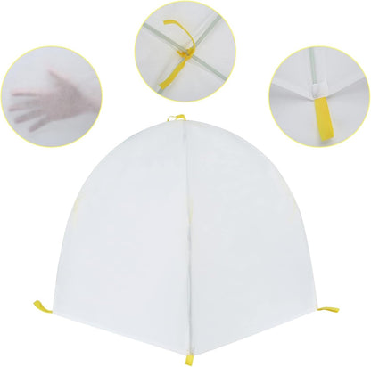 Plant Covers Freeze Protection,Plant Protector and Cover,Winter Snow & Frost Covers with Stakes,Warm Plant Tent, Protecting Fruit Tree Potted Plants and Shrub from Freezing Animals Eating.(2 Pack)