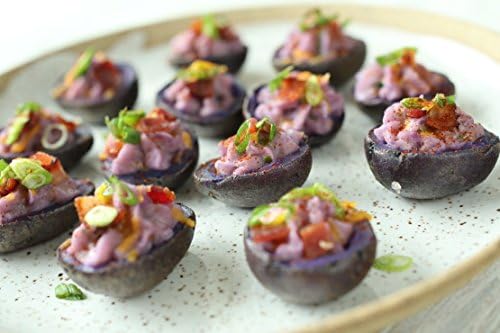 Simply Seed - Purple Majesty - Naturally Grown Seed Potatoes - 3 LB- Ready for Planting - American Raised - Real Potatoes - Non GMO