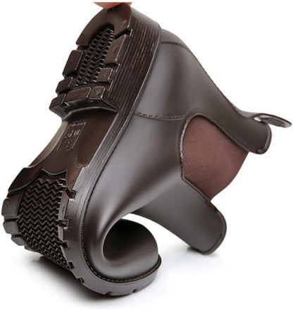 Asgard Women's Ankle Rain Boots Waterproof Chelsea Boots