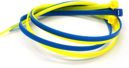 SYD 4 Inch length, 18lb Small size Self Locking Nylon Cable Zip Ties -1000 Piece (Blue)