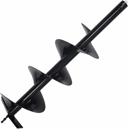 XtremepowerUS Post Hole Digger Replacement Auger Bits Digging 3/4" Shaft Size Plant Fence Dig Planting Hole Fence Dig (12")