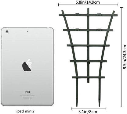 Plant Trellis Indoor, 6Pcs Stackable Plant Trellis for Climbing Plants Indoor, Small Plant Climbing Trellis for Potted Plants Plastic Climbing Plant Support Trellis for Houseplant Hoya Pothos