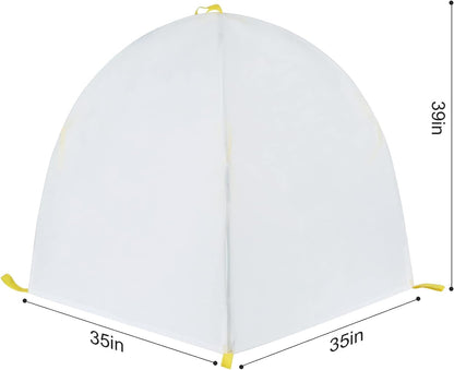Plant Covers Freeze Protection,Plant Protector and Cover,Winter Snow & Frost Covers with Stakes,Warm Plant Tent, Protecting Fruit Tree Potted Plants and Shrub from Freezing Animals Eating.(2 Pack)