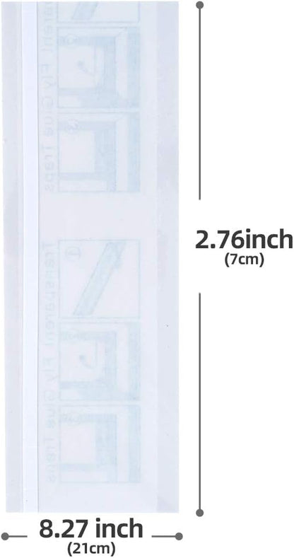 Kensizer 30-Pack Window Fly Traps for Indoors, Paper Sticky Strips, Fly Catcher Clear Windows Trap for Home, House Fly Killer Lady Bug Traps