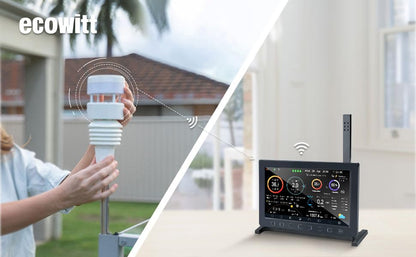 ECOWITT Wittboy Pro Weather Station HP2564, with 7 Inch HP2560 TFT Display Console and WS90 Outdoor Weather Sensor, Supports WU/WeatherCloud/Wow/Ecowitt Servers,915 MHz